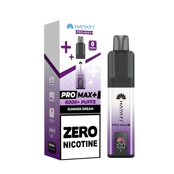 Summer Dream Hayati Pro Max Plus 6000 Prefilled Pod Kit Zero Nicotine
